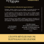 Quatrième de couverture Le Fabuleux héritage de l'Égypte édition 2019