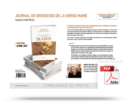 Télécharger le communiqué de presse Journal de grossesse de la Vierge Marie • Sophie Chauveau