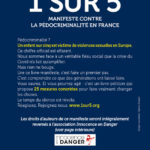 Quatrième de couverture de 1 sur 5, manifeste contre la pédocriminalité en France