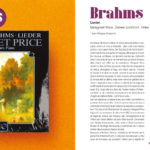 Brahms par Margaret Price et James Lockhart. Orfeo, 1982.