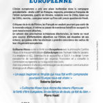 Quatrième de couverture de Fierté Européenne de Guillaume Klossa