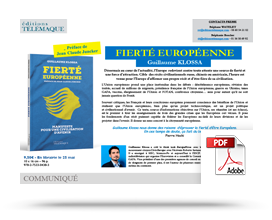 Télécharger le communiqué de presse de Fierté Européenne de Guillaume Klossa