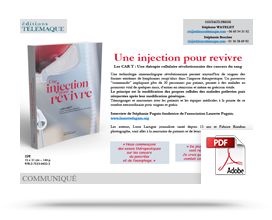 Télécharger le communiqué de presse de Une injection pour vivre