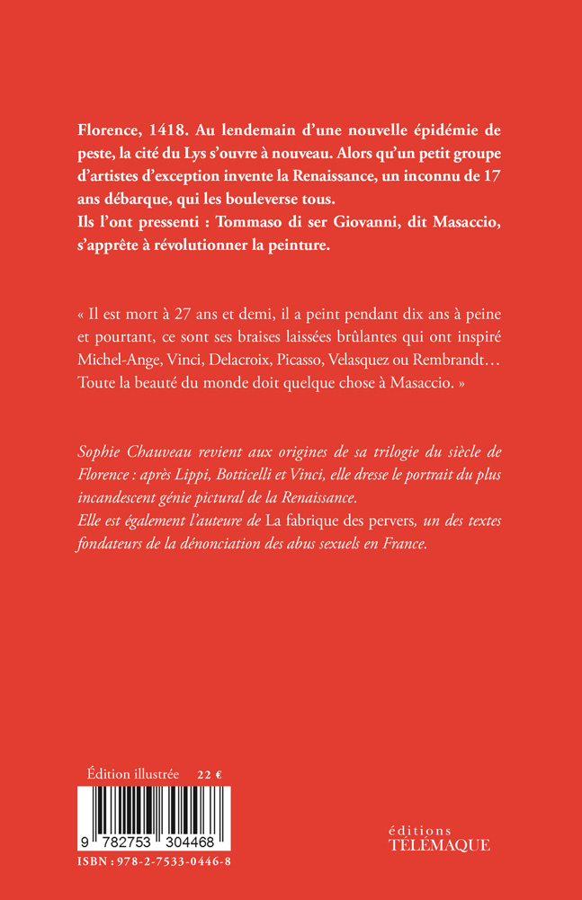 Quatrième de couverture de La fièvre Masaccio