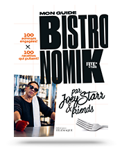 Télécharger les visuels de couverture de Mon guide Bistronomik par Joey Starr