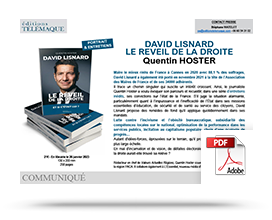 Télécharger le communiqué de presse de David Lisnard, le réveil de la droite