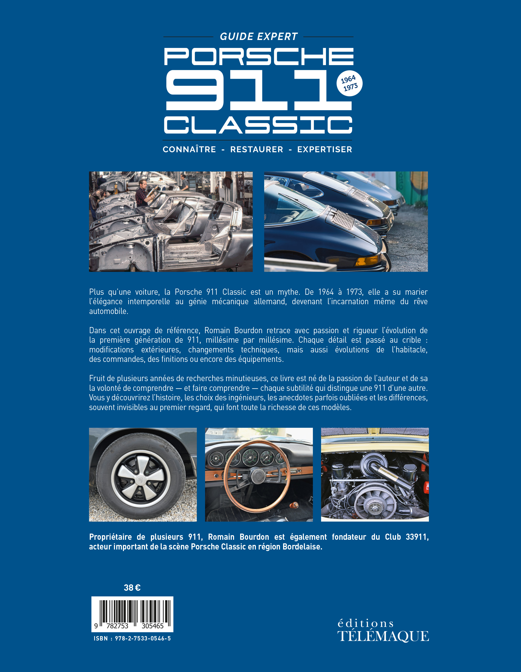 Quatrième de couverture Porsche 911 classic-guide expert