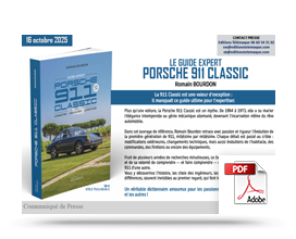 Télécharger le communiqué de presse du guide expert Porsche 911 classic (1964-1973) Télécharger le communiqué de presse du guide expert Porsche 911 classic (1964-1973)