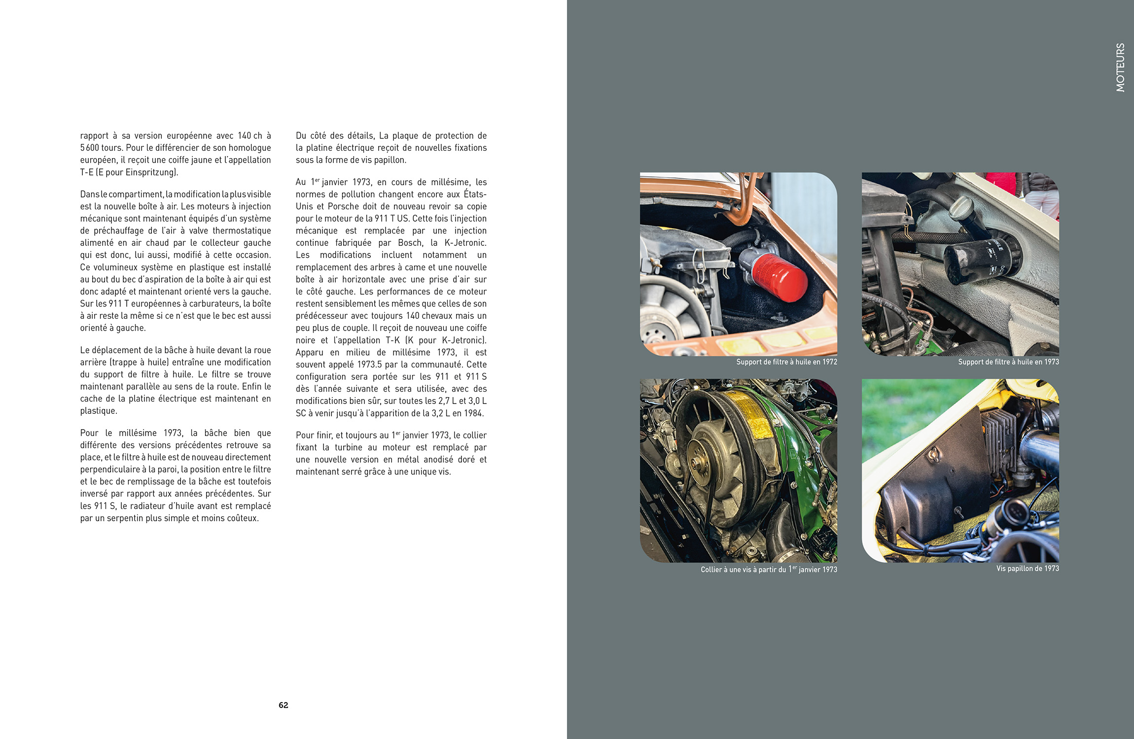 Porsche 911 classic-guide expert : Moteurs