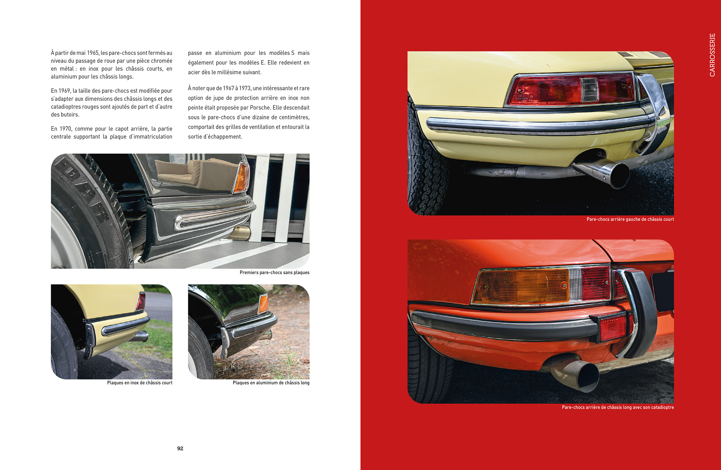 Porsche 911 classic-guide expert : Carrosserie