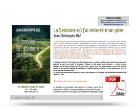 Télécharger le communiqué de presse de La Semaine où j’ai enterré mon père Télécharger le communiqué de presse de La Semaine où j’ai enterré mon père