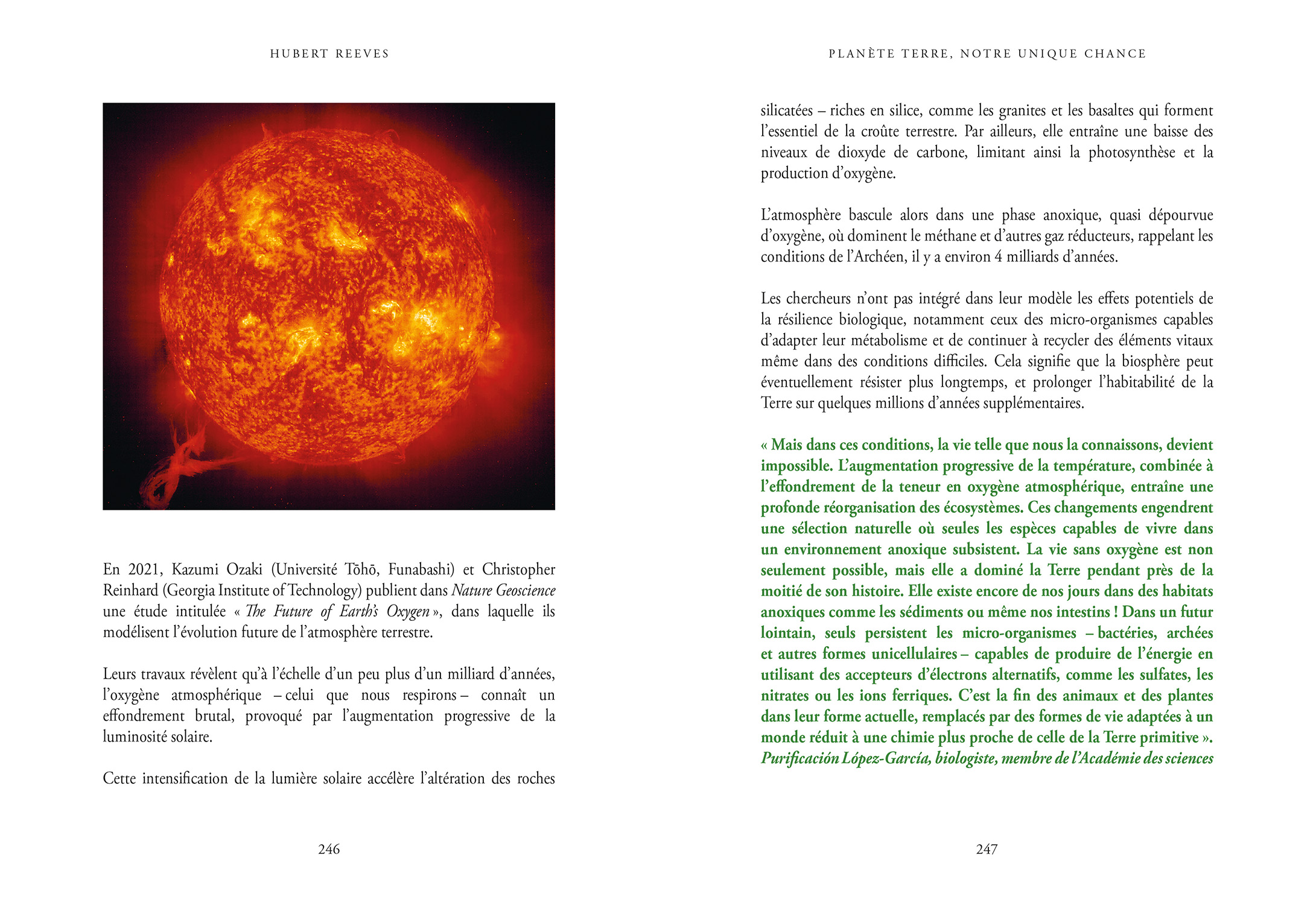 Planète terre, notre unique chance